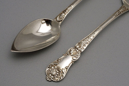 French Silver Grapefruit Spoons (pair) - Rare hallmarks